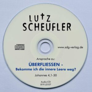 Bild CD Vortrag "Überfließen ..." von Lutz Scheufler